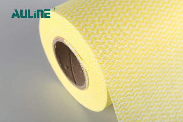 Undee Printed Woodpulp Series of Spunlace Nonwoven Yellow