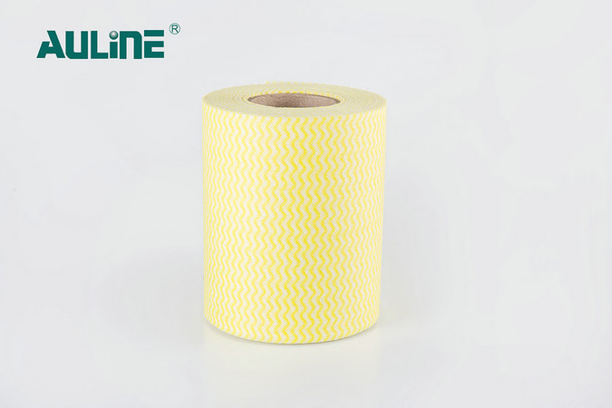 Tabby Printed Series of Spunlace Nonwoven Yellow