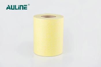 Undee Printed Woodpulp Series of Spunlace Nonwoven Yellow