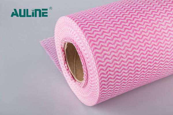Undee Printed Woodpulp Series of Spunlace Nonwoven Pink