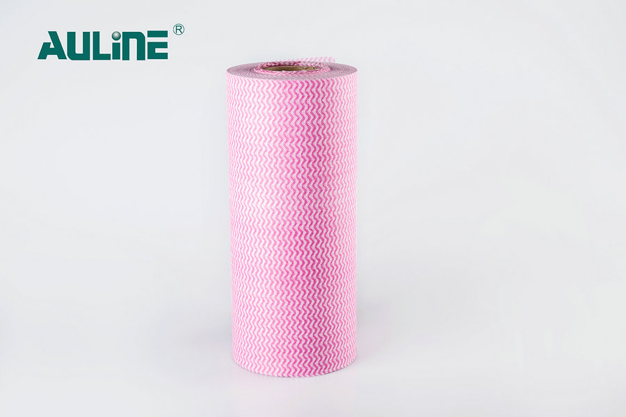 Undee Printed Woodpulp Series of Spunlace Nonwoven Pink